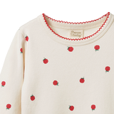 Nature Baby Long Sleeve Cloud Tee Raspberry Print