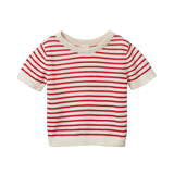 Nature Baby Knitted River Tee Red Stripe