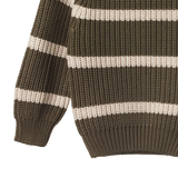 Nature Baby Billy Jumper See/Oatmeal Marle Stripe