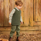 Nature Baby Chunky Knit Vest Thyme