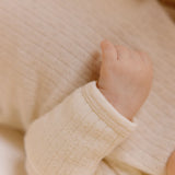 Nature Baby Merino Essentials Pointelle Gown - Natural