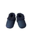 Nature Baby Lambskin Booties Navy