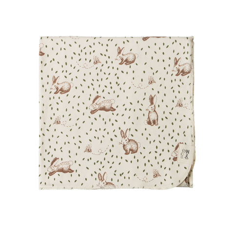 Nature Baby Cotton Wrap Rabbitty Print