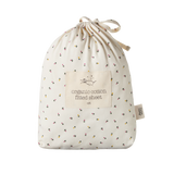 Nature Baby Jersey Fitted Sheet: Bassinet Aster Floral Print