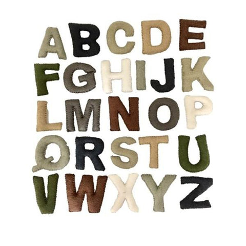 Papoose Felt Alphabet Uppercase Letters