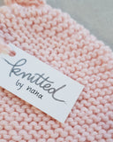 Knitted by Nana Merino Beanie - Pale Pink