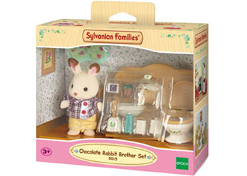 Sylvanian Families Chocolate Rabbit Brother Set