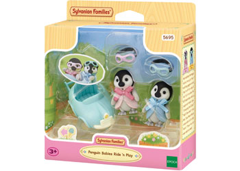 Sylvanian Families Penguin Babies Ride 'n' Play