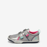 Plae Shoes Ty Den Velcro Trainer Hematite