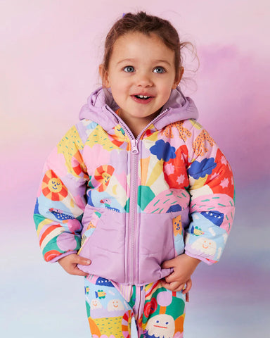 Halcyon Nights Rainbow Valley Puffer Jacket