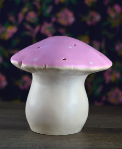 Heico Mushroom Night Light Lamp Large - Pink LED