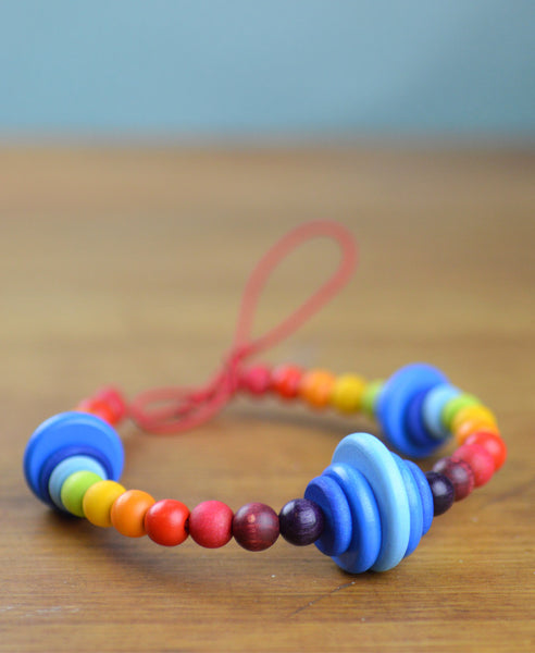 Grimm's Pram String - Blue