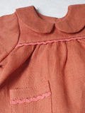 Pretty Wild Dolls Dress Bella - Coral Linen