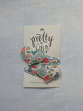 Pretty Wild Kids Heart Snaps Powder Blue