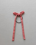 Pretty Wild Kids Ribbon Elastic Coral Linen