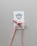 Pretty Wild Kids Ribbon Elastic Wiltshire Shadow