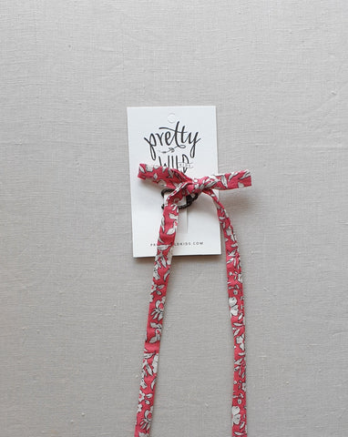 Pretty Wild Kids Ribbon Elastic Emily Silhouette Flower