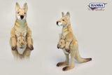 Hansa Red Kangaroo Plush 43cm