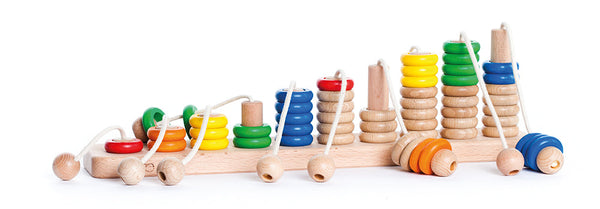 Bajo Wooden Rope Abacus