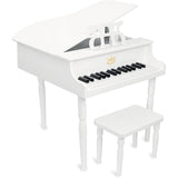 Vilac Grand Piano and Stool - White (faulty key) *PLEASE READ DESCRIPTION **