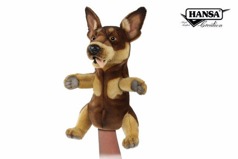 Hansa Kelpie Puppy Hand Puppet 33cm