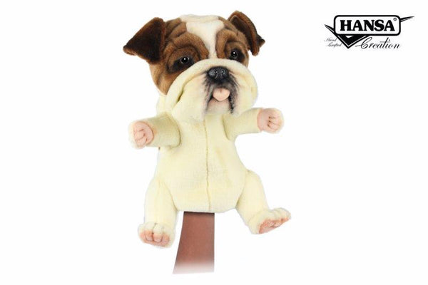 Hansa British Bulldog Hand Puppet 33cm