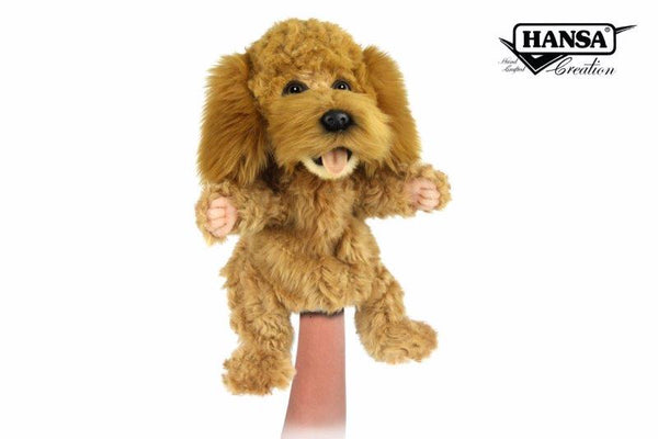 Hansa Poodle Hand Puppet 28cm