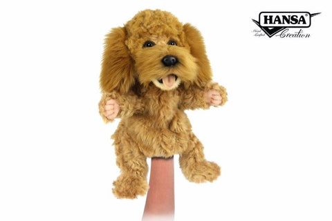 Hansa Poodle Hand Puppet 28cm