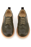 Young Soles Brando Brogue Hunter Green