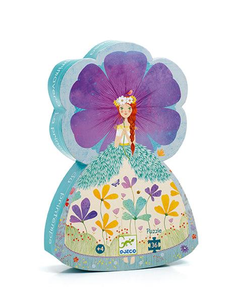 Djeco The Princess of Spring Silhouette 36 Piece Puzzle