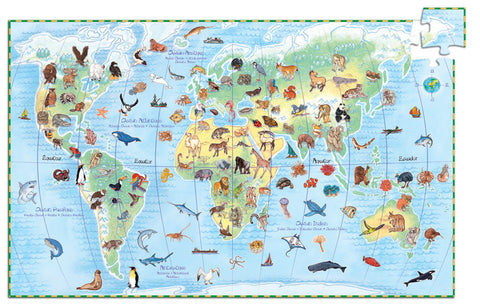Djeco World Animals 100pc Observation Puzzle