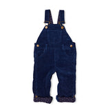 Dotty Dungarees Navy Cord Dungaree / Overalls