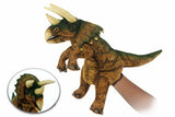 Hansa Triceratops (Brown/Green) Dinosaur Hand Puppet 43cm