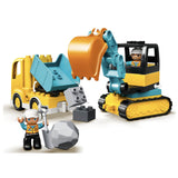 LEGO Duplo Truck and Tracked Excavator