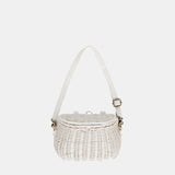 Olli Ella Mini Chari Basket White