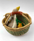 African Queen Genuine Hand Woven Mini Basket