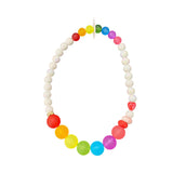 Red Bobble Over The Rainbow Necklace V2