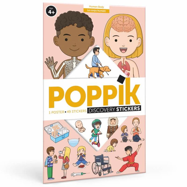 Poppik Discovery Stickers - Human Body