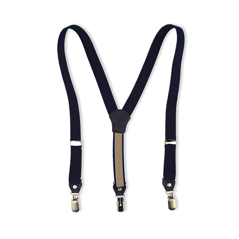 Milk x Soda Leonardo Suspenders / Braces - Beige/Navy