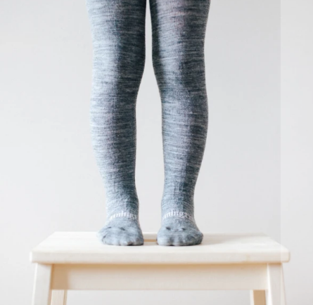 Lamington Merino Tights Plain - Grey