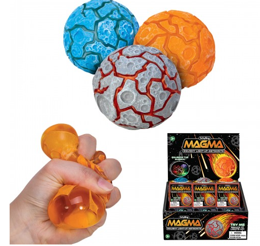 Funtime Light Up Magma Ball - Squishy Meteorite