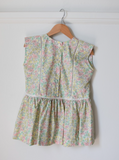 Pretty Wild Kids Maggie Panel Dress Daisy Lime