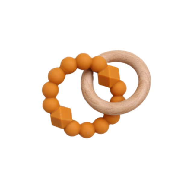 Jellystone Silicone Moon Teether Honey