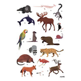 Poppik Discovery Stickers-Animals of the World