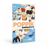 Poppik Discovery Stickers-Animals of the World