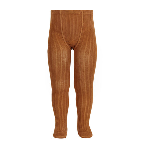 Condor Ribbed Tights #688 Canela (Cinnamon)