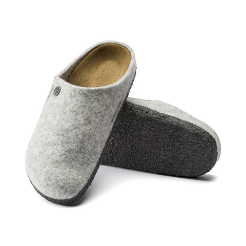 Birkenstock Zermatt Wool Felt - Light Grey Narrow Fit