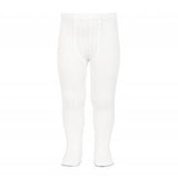 Condor Ribbed Tights (#200 Blanco White)