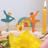 Grimm's Ballerina Teal Wooden Decoration