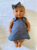 Pretty Wild Irene 2 Piece Liberty Dolls Clothes Denim Linen